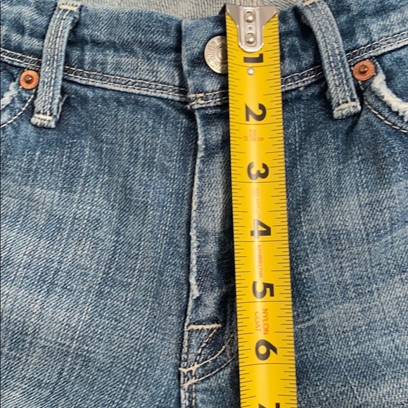 7 for all Mankind Flynt crystal embellished blue bootcut denim jeans 27 - Picture 10 of 12